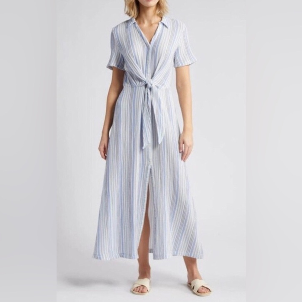 NWOT Caslon Maxi Dress with Tied Front